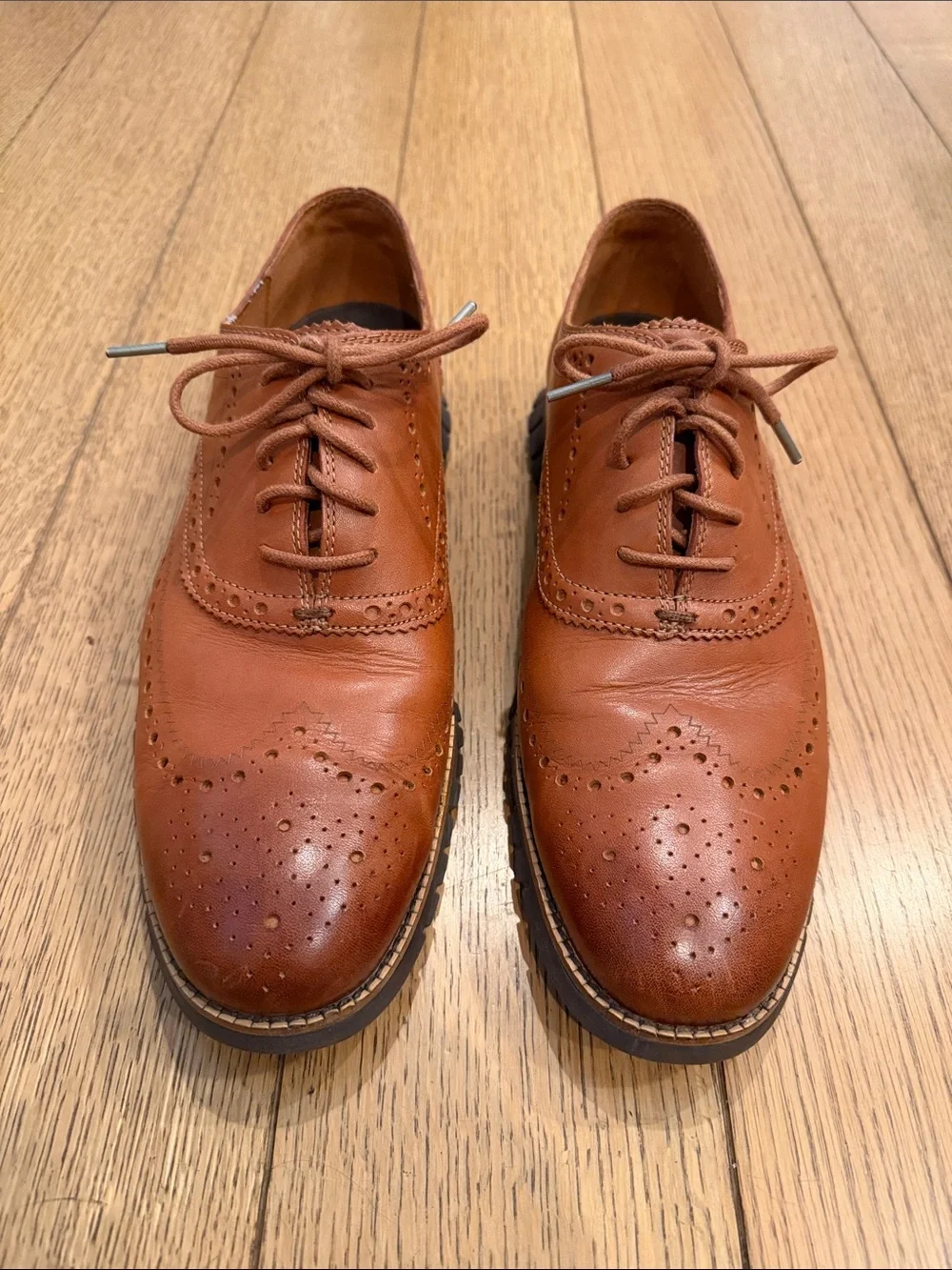 Cole Haan Wingtip Derby in Brown 11.5